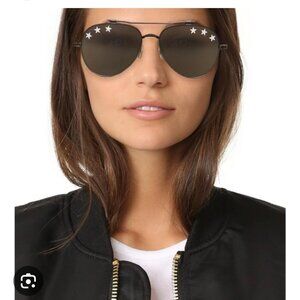 Givenchy aviators, black and white